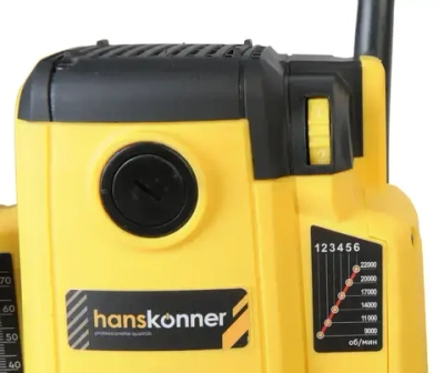 Фрезер Hanskonner PLATINUM, 2000Вт, цанга 8-12мм, 9000-22000об/мин