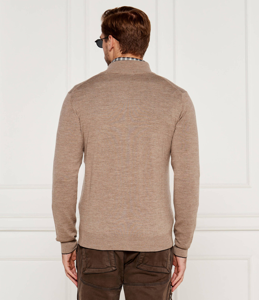 Шерстяной кардиган Aeronautica Militare - бежевый(MA1390L415)