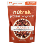 NuTrail, протеиновая гранола с орехами, шоколад, 227 г (8 унций)