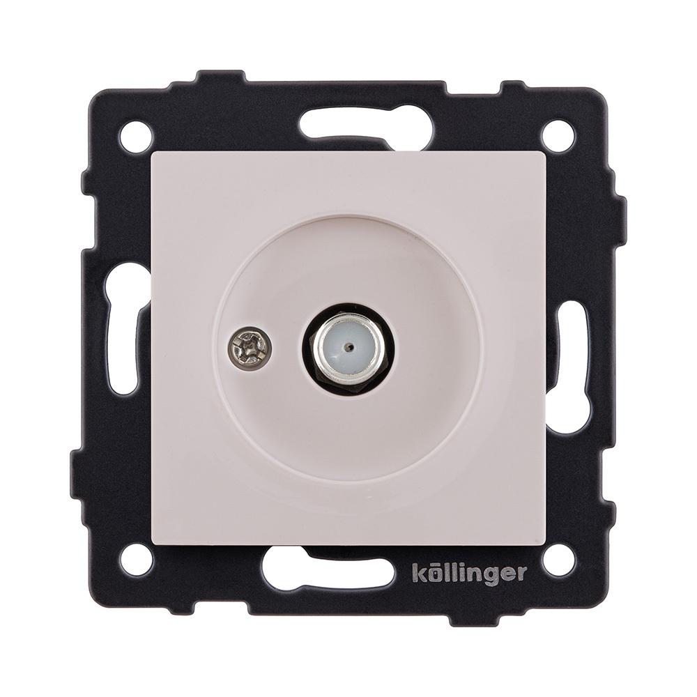 Розетка спутниковая SAT, кашемир матовый Kollinger REA-020CM для Aspekt, Eleganz, Reflex
