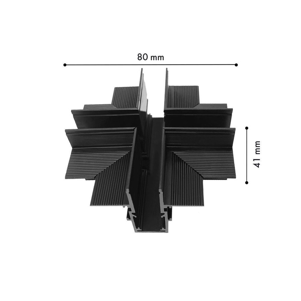 Соединитель X-образный для встраиваемого магнитного шинопровода Favourite Logica 1012-CX-001