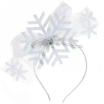Ободок карнавальный с подсветкой «Сказочная снежинка»