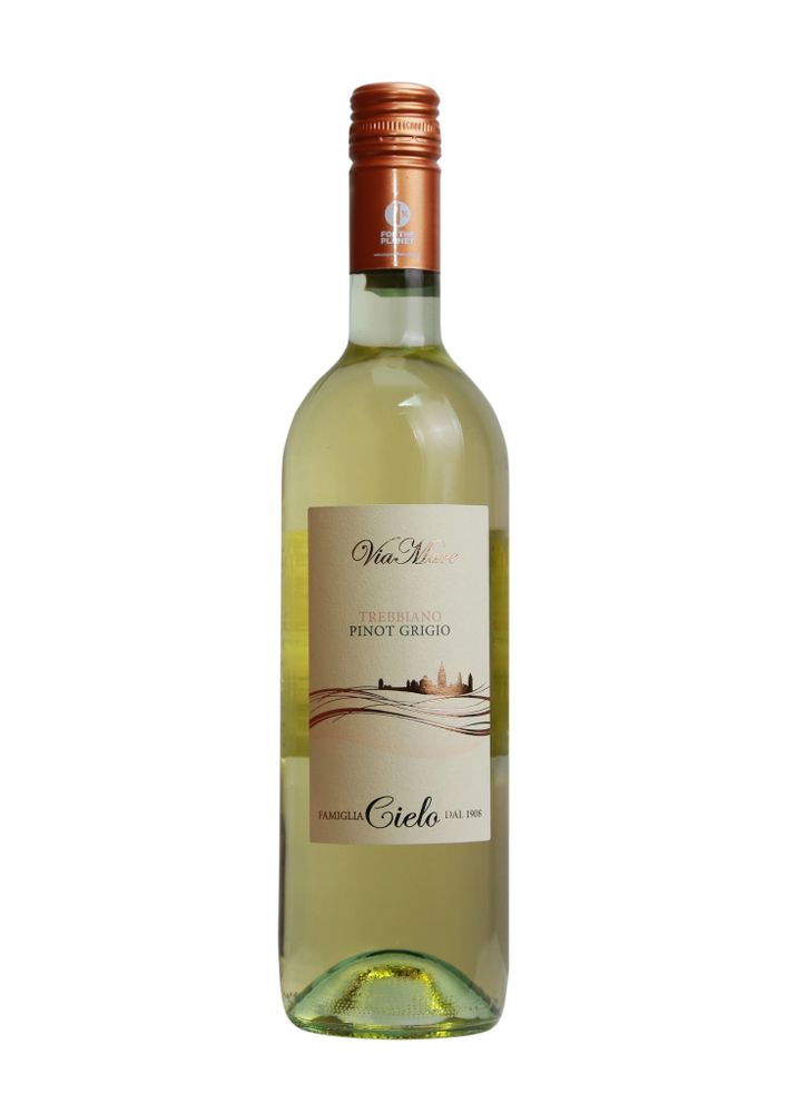 Вино Cielo ViaMare Trebbiano Pinot Grigio 12%