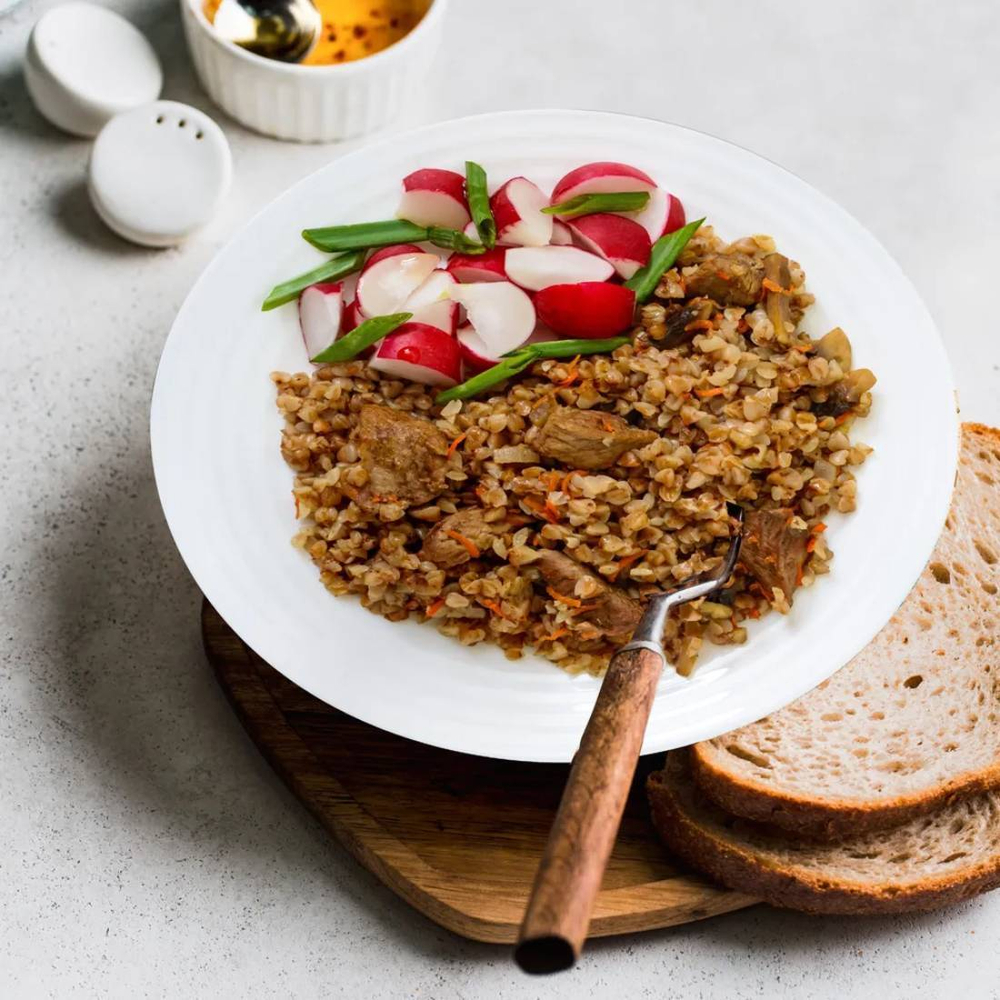 Готовое блюдо Гречка с говядиной LavkaLavka 250 г.