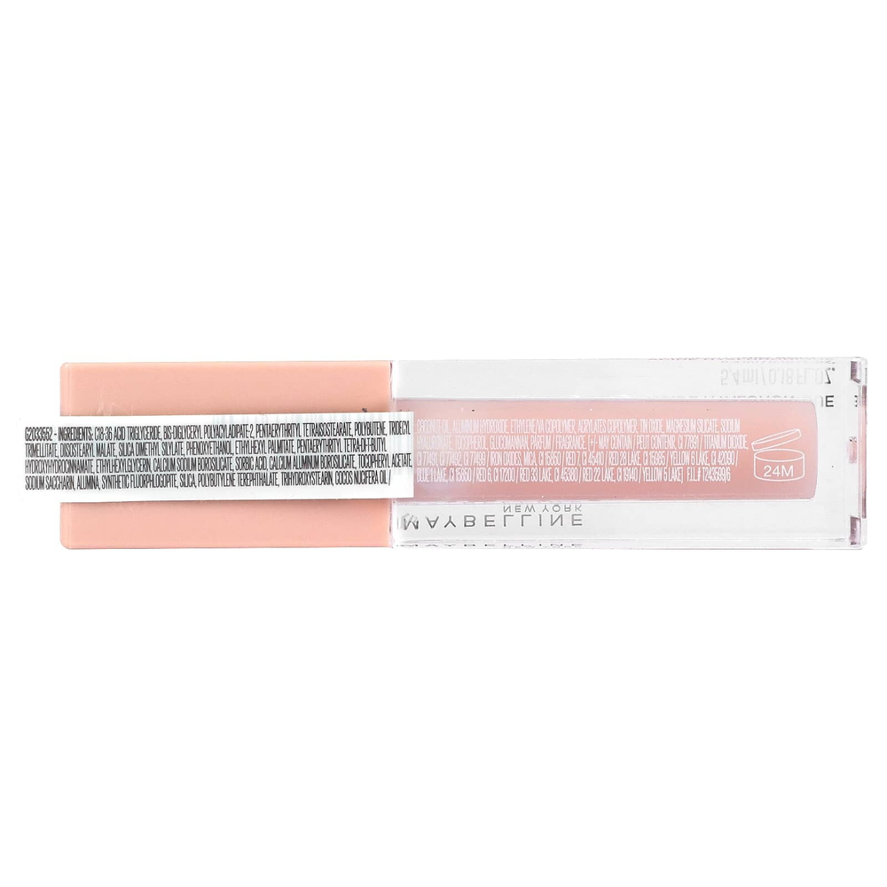 Maybelline, Lifter Gloss + гиалуроновая кислота, 002 Ice, 5,4 мл (0,18 жидк. унц.)