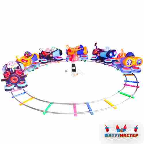 Аттракцион рельсовый для детей «КосмоДрайв», 6 кабинок