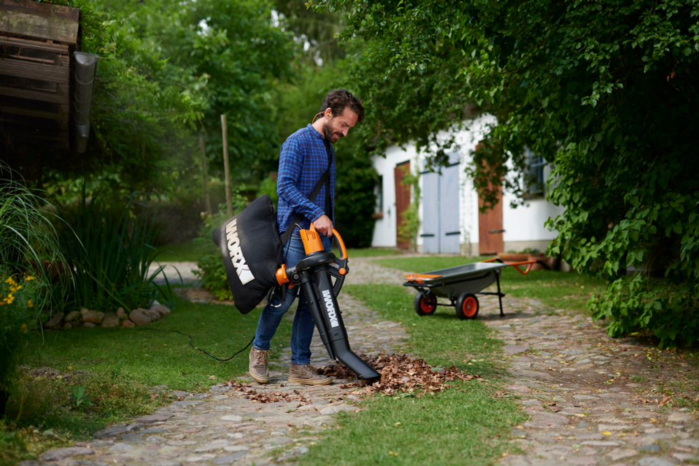 Воздуходув-Садовый Пылесос сетевой WORX WG505E