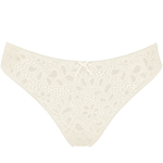 Кружевные трусики-бразилиана Amy (Размер: XS) (Цвет: кремовый)