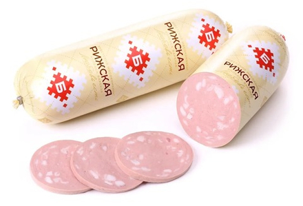 Колбаса вареная "Рижская" Брестский МК