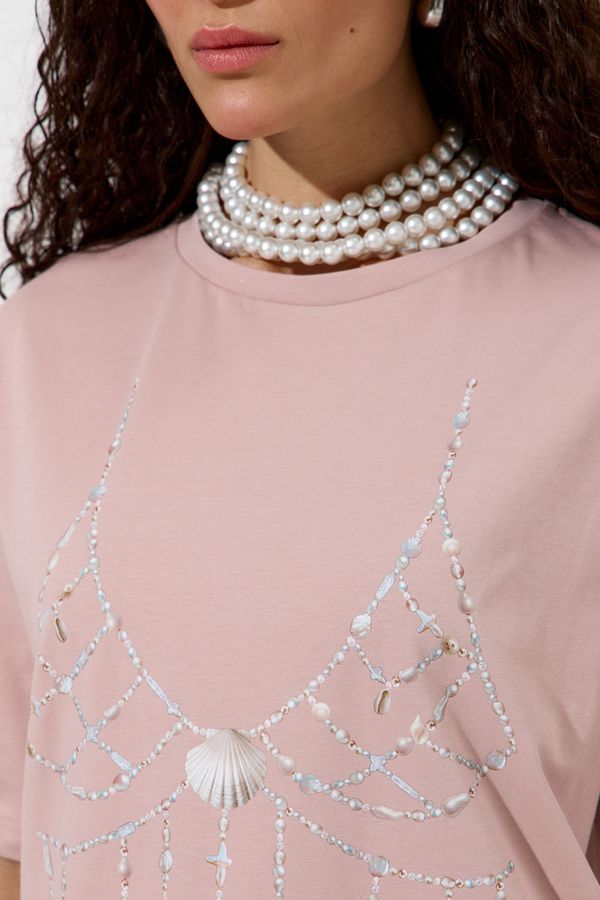 Футболка с принтом 