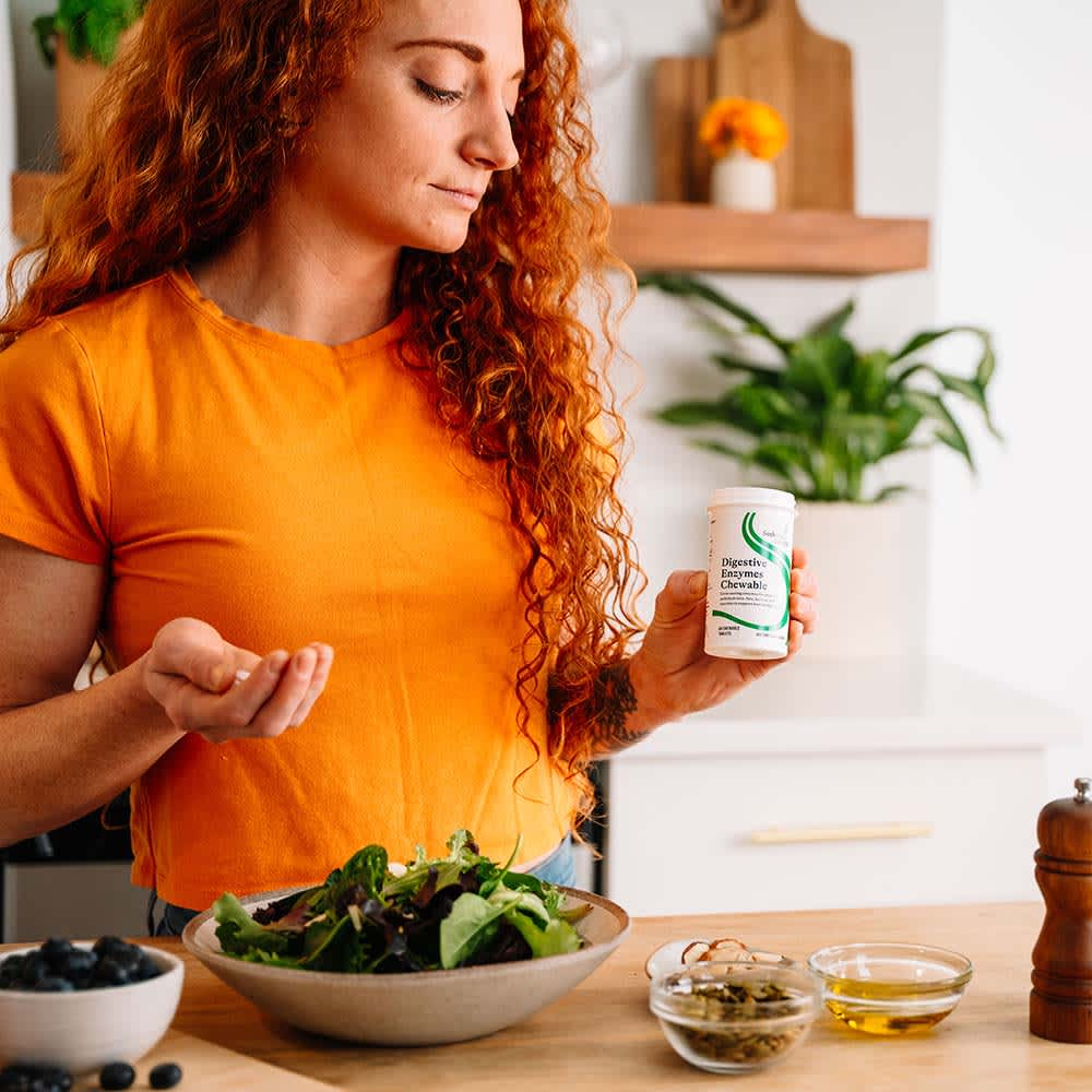Seeking Health, жевательные таблетки с пищеварительными ферментами, 60 жевательных таблеток
