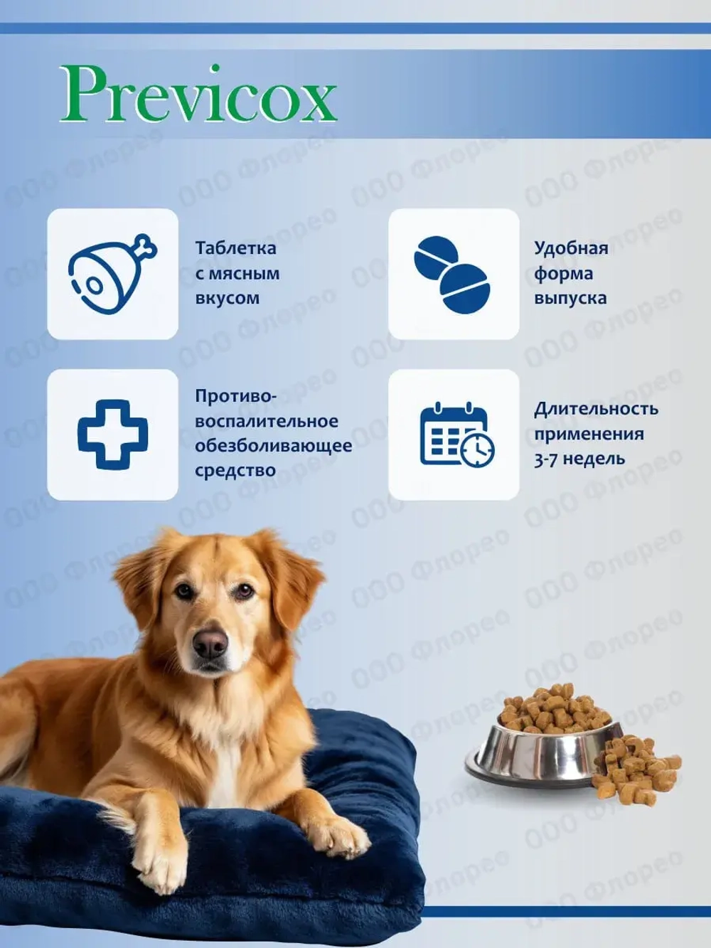 Превикокс для собак 227 мг 5 таблеток