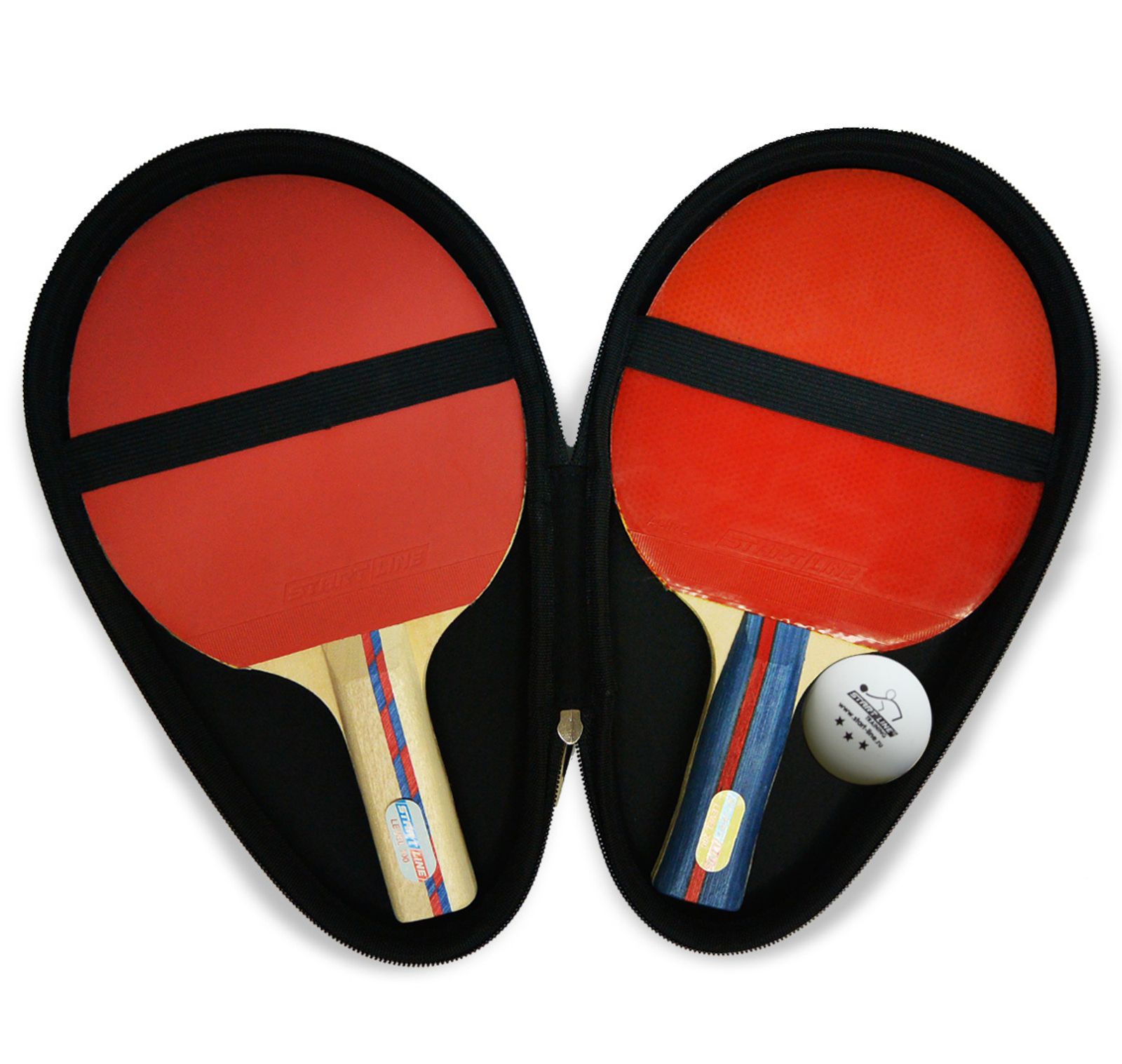 Чехол для теннисной ракетки формованный (красный) фото №4