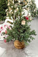 Искусственная ель на ножке «Датская» (Литая хвоя) высота от 1.2 м до 2.4 м