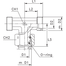 Соединение PNТ DS06 14х1.5 (корпус)