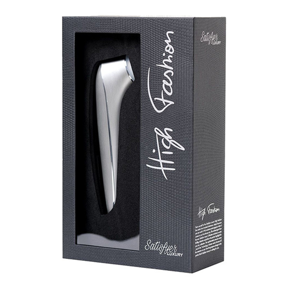 Алюминиевый клиторальный стимулятор 17,3см Satisfyer Luxury High Fashion