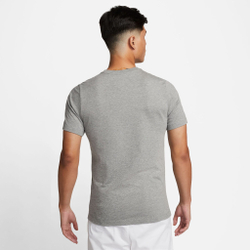 Мужское теннисное поло Nike Court Heritage T-Shirt Men - Grey, Multicoloured