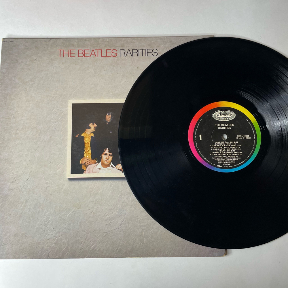 Винтажная виниловая пластинка LP The Beatles Rarities (США 1980)