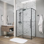 Душевой уголок Grossman Galaxy 140х100 120.K33.01.1410.21.00 стекло прозрачное/профиль черный матовый