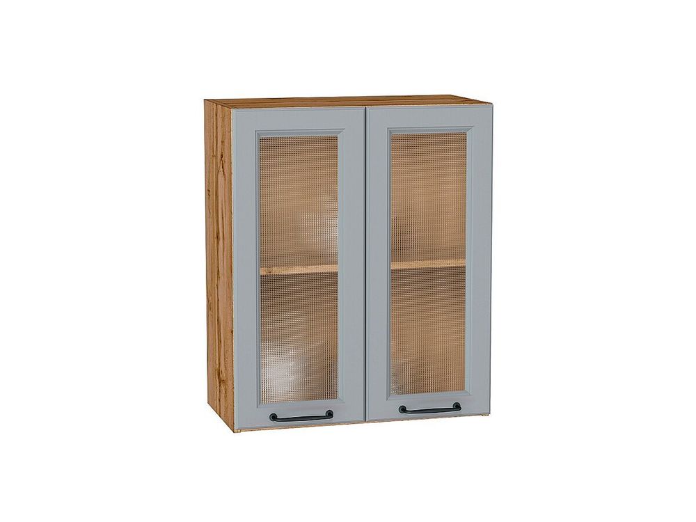 Шкаф верхний с 2-мя остекленными дверцами Ницца