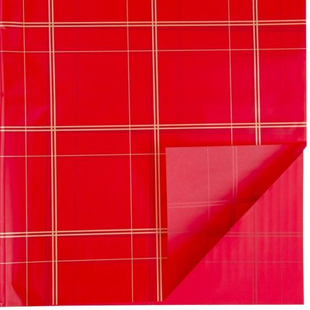 ЛИСТ матовый "Клетка крупная" 58*58/20шт КРАСНЫЙ