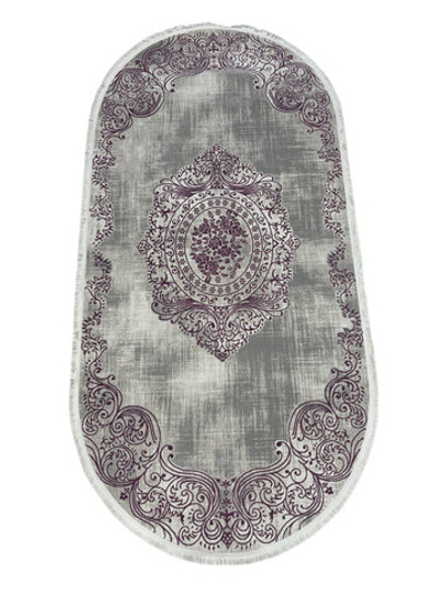Ковер Amatis Lux 36560A Grey/Lila Овал