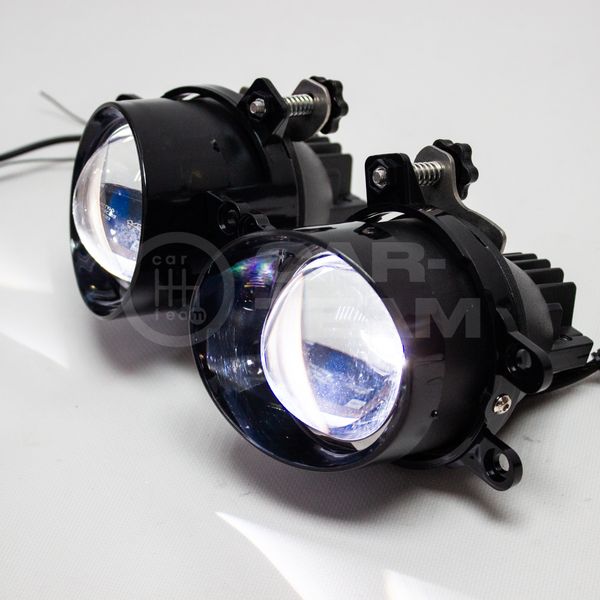 Противотуманные фары (ПТФ) Toyota Land Cruiser, Camry, Rav4, Alphard, Avensis, Lexus LX570, GS, IS, RX "ZMB" лазерные с Bi-LED модулем, ближн/дальн свет (арт. WD-015 PRO)