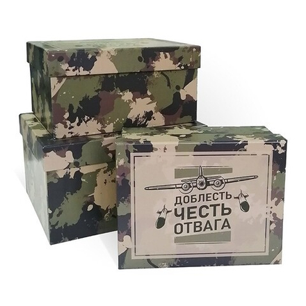 Коробка Камуфляж 21*17*11