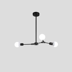 Люстра На Штанге Late D55 Black By Imperiumloft