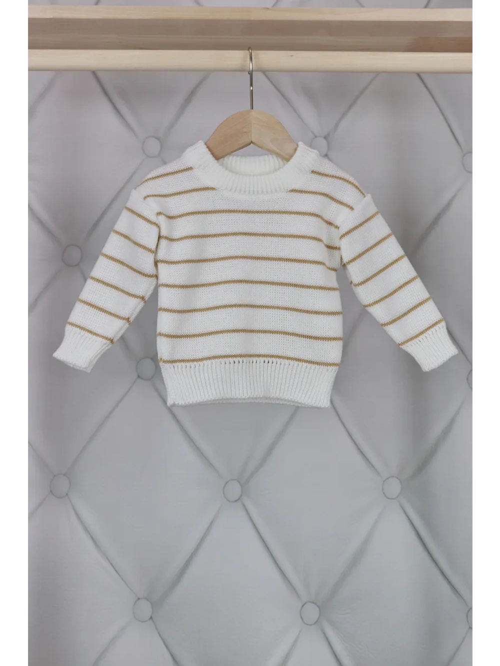Костюм вязаный детский "Полоска"