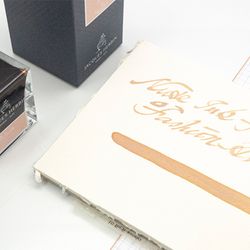 Чернила во флаконе Herbin Prestige 50 мл Nude розовый (13240JT) 5