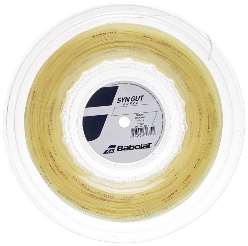 Теннисные струны Babolat Syn Gut Force (200 m) - натуральные