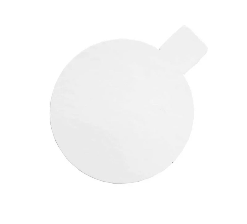 Подложка с держателем круг ForGenika BASE 0,8 Pearl D 80 мм (100 шт./уп., 1400шт./кор.)