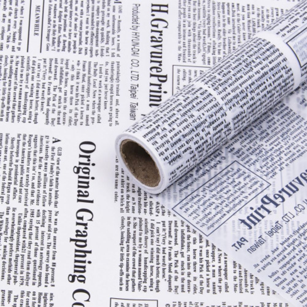 Пленка &quot;Английская газета&quot; 58*10м БЕЛЫЙ