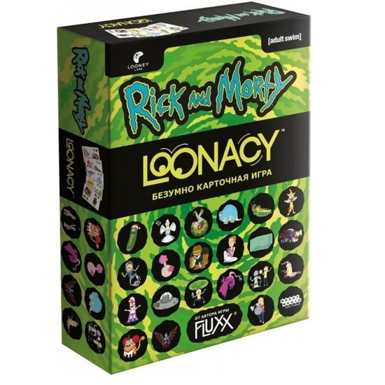 Настольная игра Loonacy: Рик и Морти