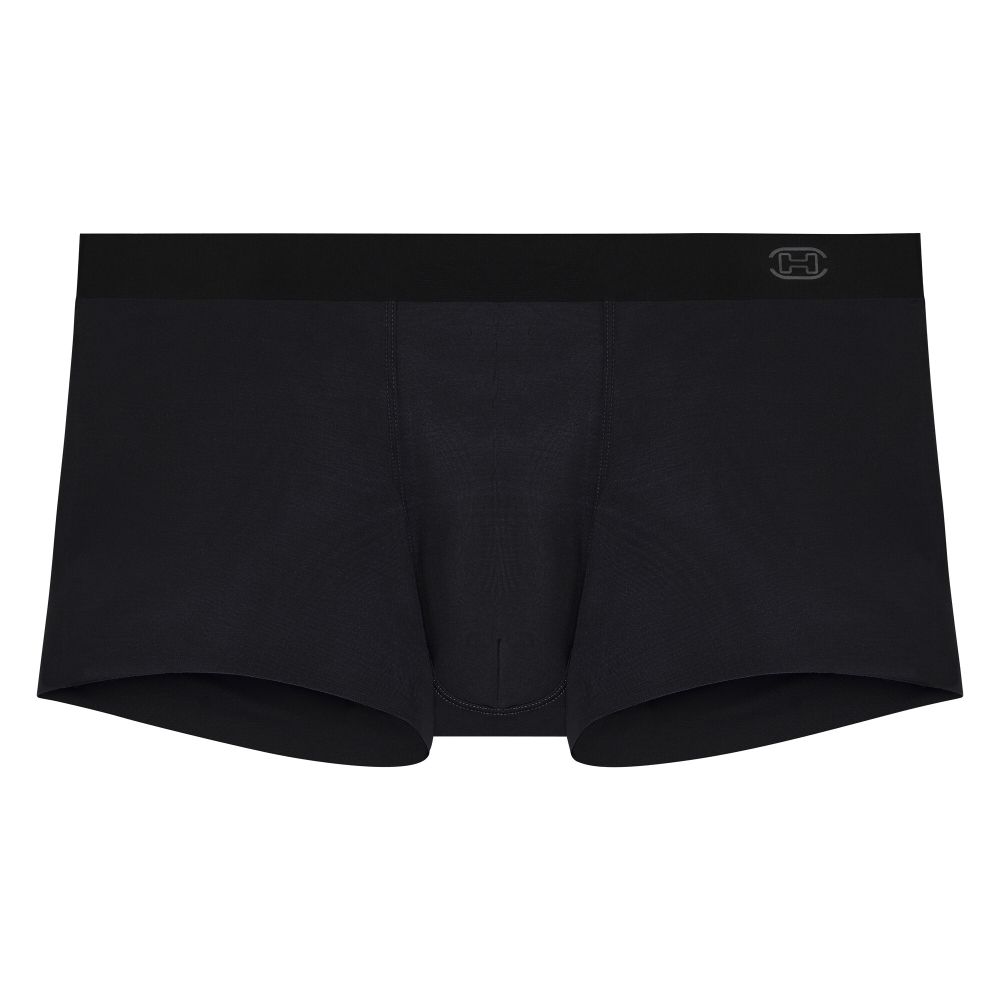 Мужские трусы боксеры черные HOM MODAL CLEAN CUT Comfort Boxer Briefs 402753_400004