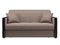 Диван Лион 1,2 - Велютто/Velutto  22 коричневый/накладка венге