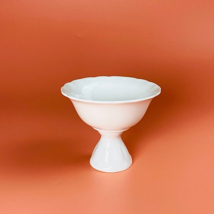 Lenardi 133-447 Креманка 12x10см ШАРМЕЛЬ в под.уп.(х24)Фарфор