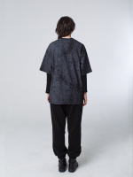 Футболка с набойкой "Райтер". Черно-серая