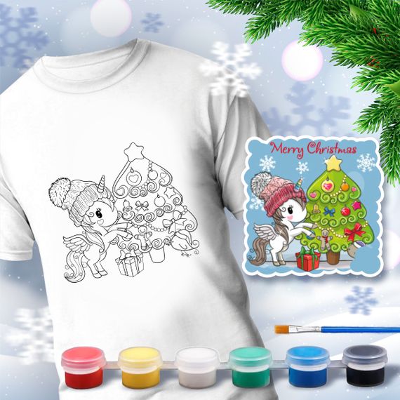 Футболки-раскраски