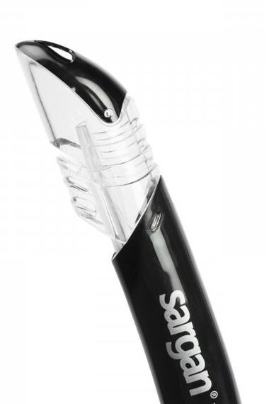 Набор маска+трубка Sargan Барракуда черный