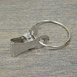 Зажим для штор металлический с кольцом d3,6см (25шт)