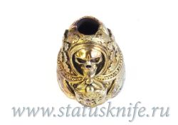 Бусина Хлеб да соль (нейзильбер)фотография - 4