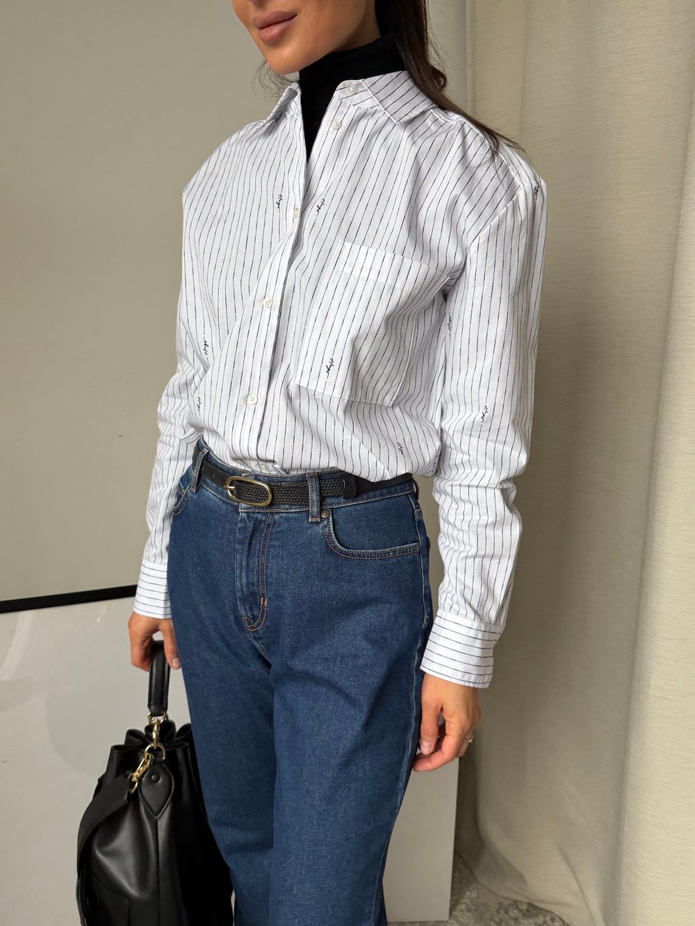 Хлопковая рубашка Hugo, S-M