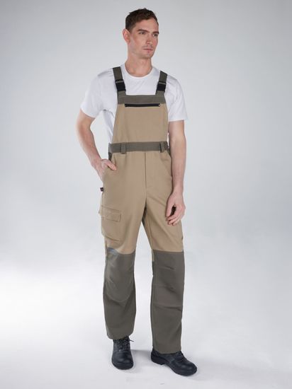 Полукомбинезон "Челси" (хаки/бежевый)