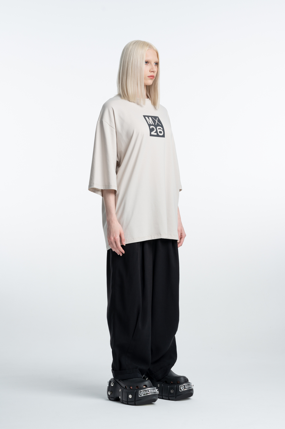 Футболка oversize из легкого трикотажа