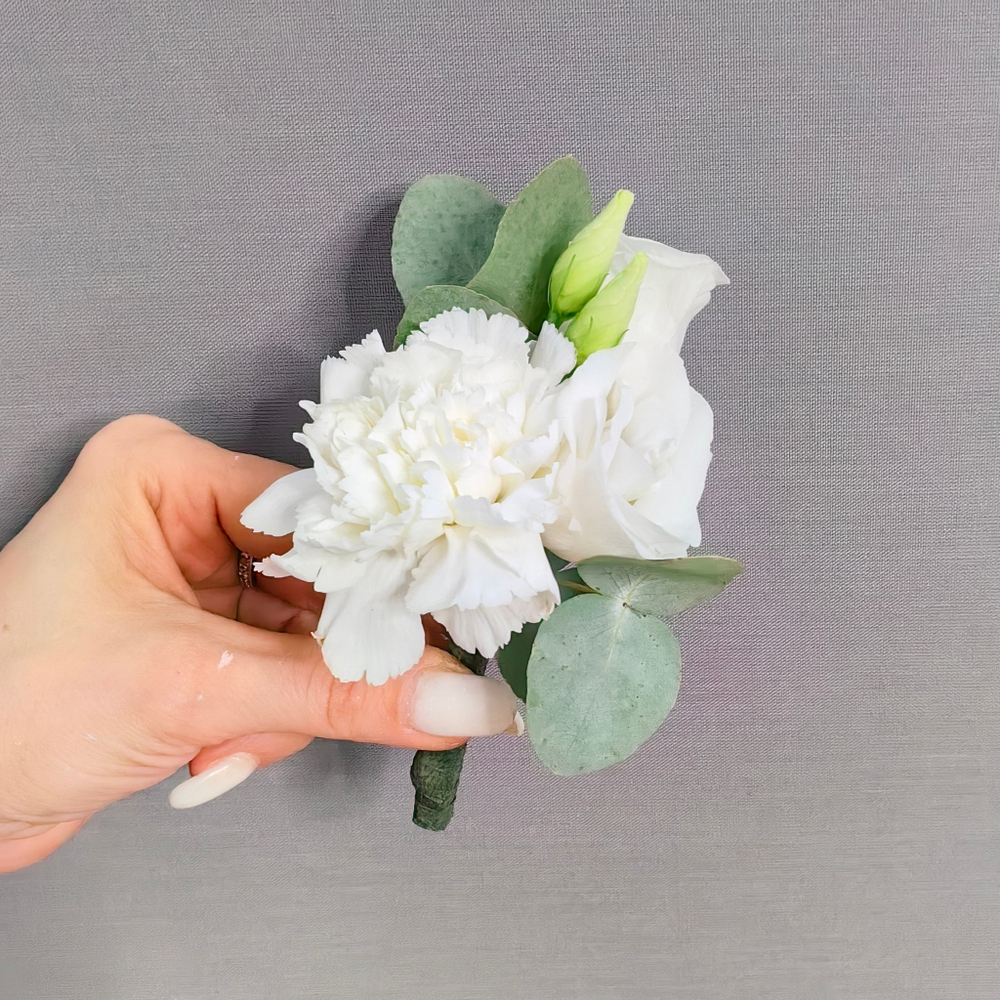 Букет невесты и бутоньерка