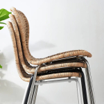 Стол и 4 стула - IKEA EKEDALEN/ÄLVSTA/ALVSTA/ЭКЕДАЛЕН/ЭЛЬВСТА ИКЕА, 120х180х80 см, белый/ротанг