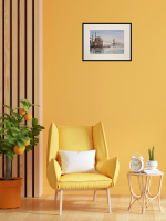 Картина авторская акварельная в паспарту 30х40 см на стену для интерьера "Мечеть Ортакей. Стамбул"