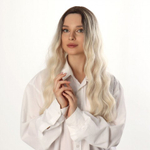 Парик искусственный цвет русый/блонд